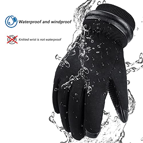 Gants de conduite avec écran tactile de haute qualité thermique
