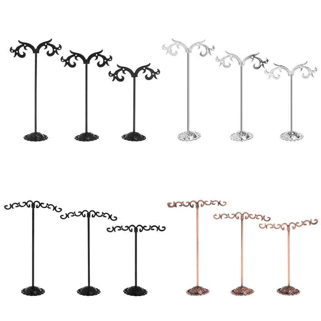 CMBSSTFC 3 Teile/Satz Schmuck Baum Ohrring Hängenden Display änder, Halskette Armband Organizer Rack mit Ringe Dish Tray