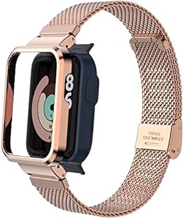 T-BLUER Wymienne opony kompatybilne z Xiaomi Mi Watch Lite/Redmi Watch Lite, metalowe bransoletki ze stali nierdzewnej do Redmi Watch Lite Fitness Tracker
