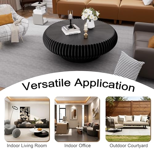 Table Basse Ronde Moderne pour Optimiser les Petits Espaces de Salon - 8