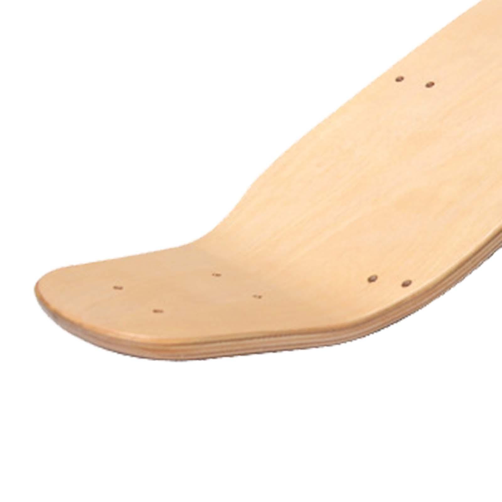 Amagogo Skateboard Deck Mountainboard Deck Doppel Stabile Konstruktion Umweltfreundliche Longboard Deck Skateboard Licht Decks