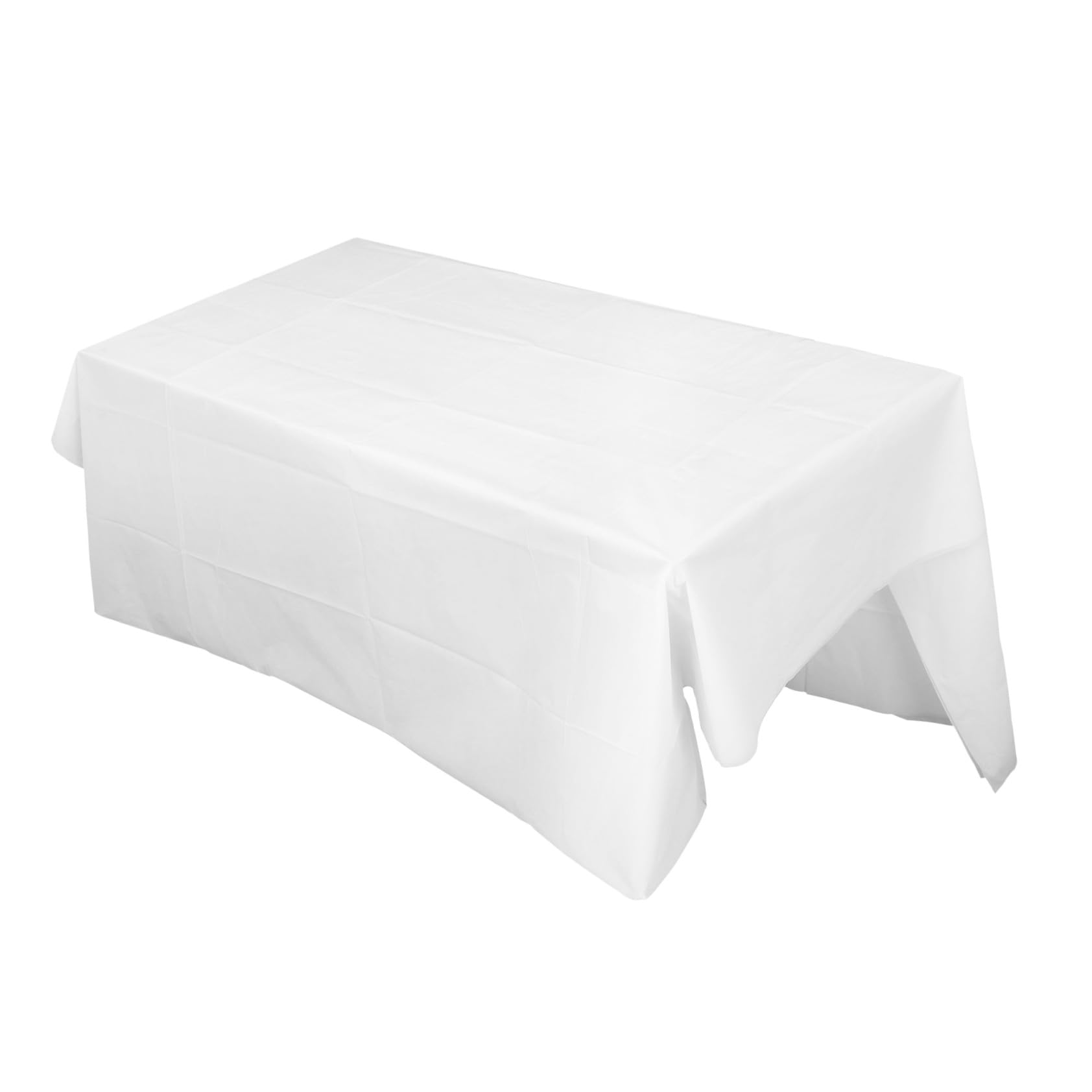 Nappe blanche jetable épaisse opacité maximale décoration de table raffinée