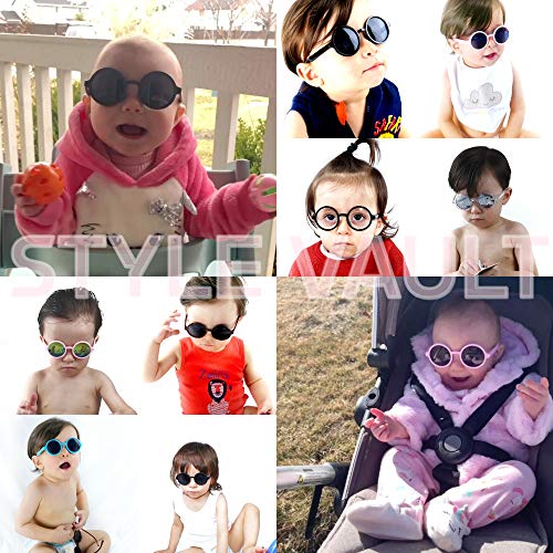 Kd3008 Baby Infant Toddlers Age 0~24 Months Round Retro Sunglasses3