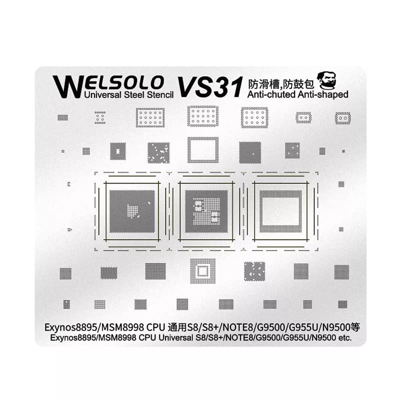 Buyyart 1Pcs Steel Stencil Multi-Purpose BGA Stencil Universal Solder BGA Reballing Stencil Solder Net for OPPO Samsung CPU (B0BB6WLD95) Amazon Price History, Amazon Price Tracker