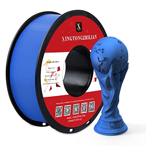 PETG+ 3D-Drucker-Filament, PETG+ Filament 1,75 mm, Maßgenauigkeit +/- 0,02 mm, 1 kg Spule, 3D-Druck-Filament für 3D-Drucker, Blau Cover