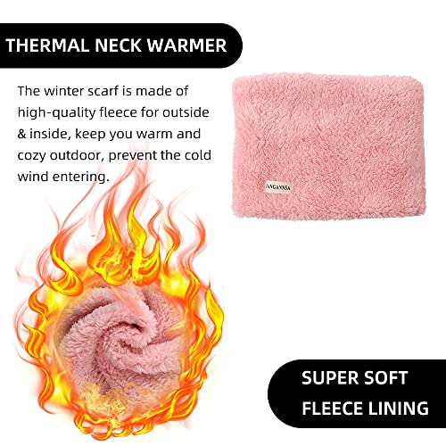 Image of JANGANNSA Fleece Kids Scarf - Warm Winter & Autumn Neck Warmer for Boys & Girls 1-6Y