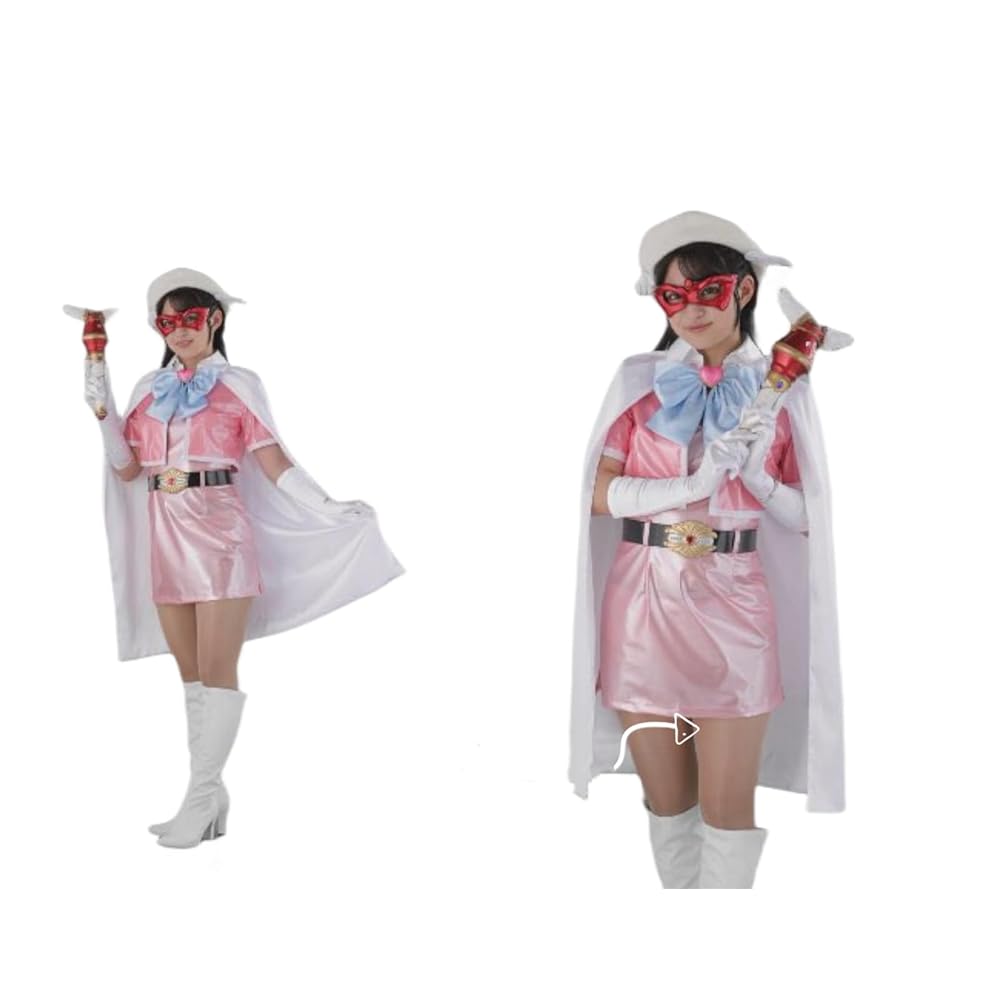 Amazon.co.jp: 美少女仮面オーロラ コスプレ衣装 光沢