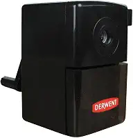 Derwent - Apontador de Mesa Manual com Manivela 1 Furo com Depósito Super Point Derwent, 2302000