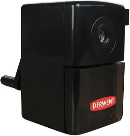 Derwent - Apontador de Mesa Manual com Manivela 1 Furo com Depósito Super Point Derwent, 2302000