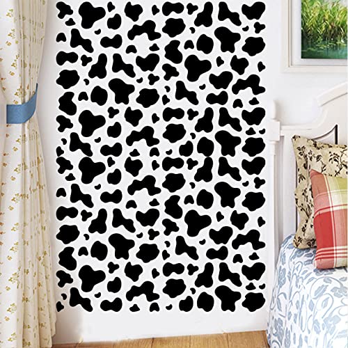 84 Pcs Cow Print Decor Wall Decal, Cheetah Spot Animal Print Wall Stickers - Image 3
