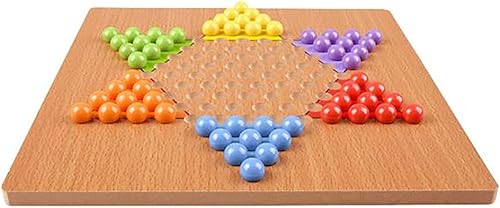 Miniatura 9 de The Dreidel Company Juegos de mesa clásicos de madera, ideales para premios, 10 pulgadas (10 pulgadas de madera chinas de damas)