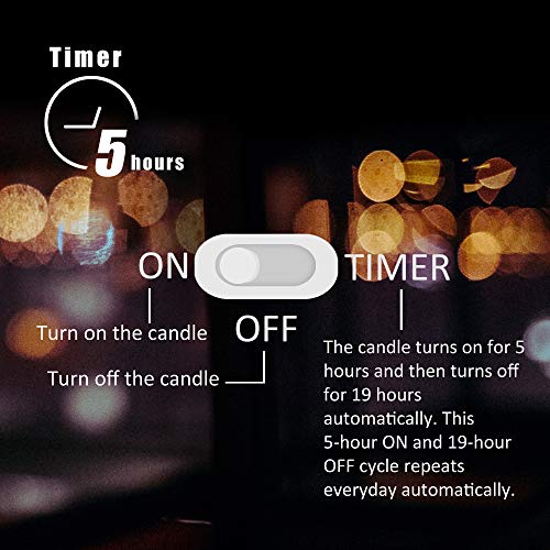 Image of CANDLE CHOICE Battery Operated Flameless Tea Lights with Timer Realistic Flickering Fake Electric LED Tealight Candles Set for Halloween Christmas Party Wedding Decorations Batteries Included 6 Pack