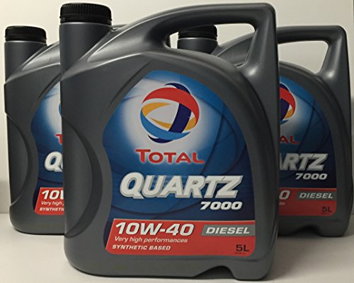 Total Quartz 7000 Diesel 10W40 15 litros (3x5 litros)