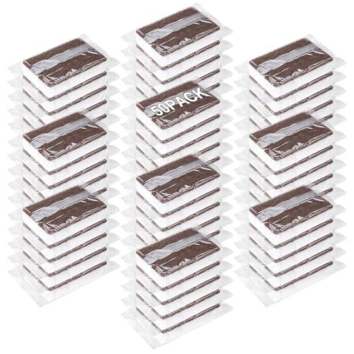 Image of 50 Pcs Individually Wrapped Sponges for Airbnb Apartment Brown