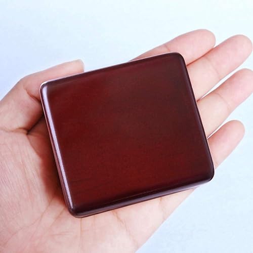 Miniatura 5 de Sinzyo Caja musical con mecanismo tallado de madera vintage, caja de música de cuerda para regalo para Navidad, caja de música Merry Go Round of