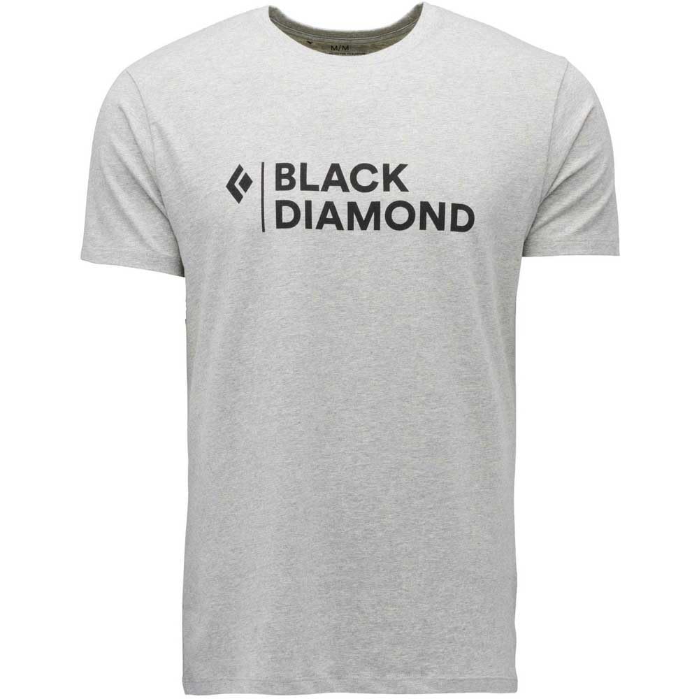 Black Diamond Herren Mini Stacked T-Shirt, Nickel Heather, L