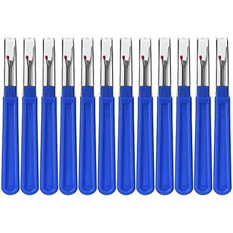 ESHATO Sewing Seam Rippers,Stitch Thread Unpicker and Cutter for Crafting,12 Pieces Cover