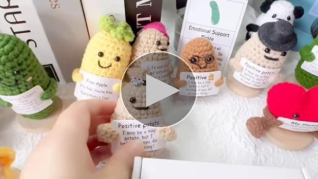 Amazon.com: Jpaklpe 3pcs Emotional Support Pickles, Knitted