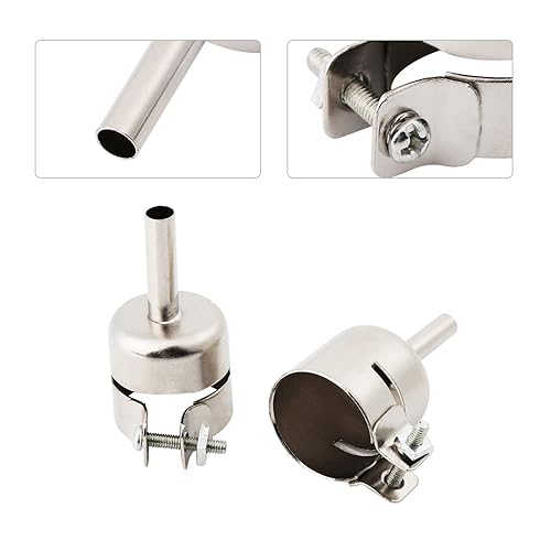 Miniatura 5 de Juego de 8 boquillas de pistola de calor, puntas de boca, herramientas de reparación de estación de soldadura de aire caliente (345678100.472 in)