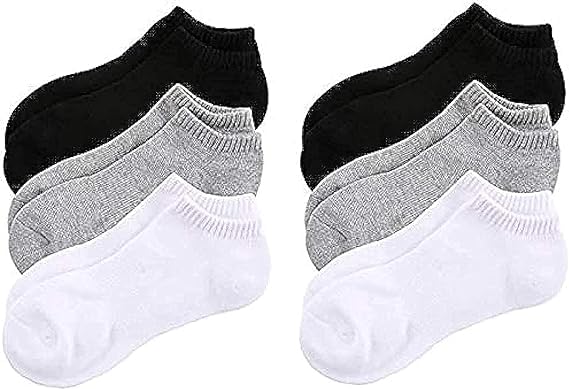 GenericMen's Cotton Low Cut Ankle Socks (6 Pairs), multi