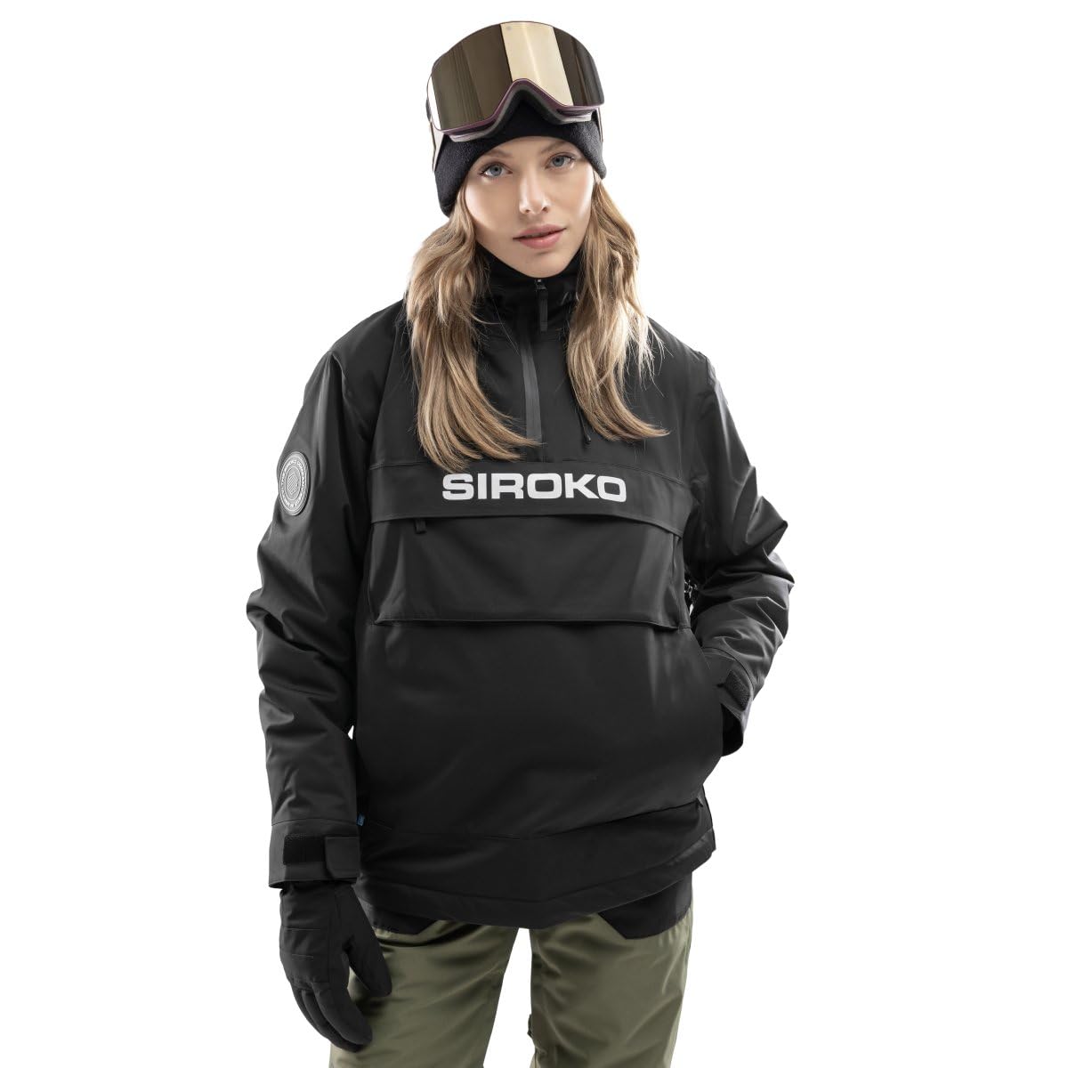 SIROKO Chaqueta de snowboard esquí y nieve W6-W Bruson Negro