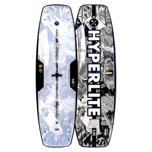 image for Hyperlite Murray Wakeboard with Open-Toe Adjustable Team Bindings Wake