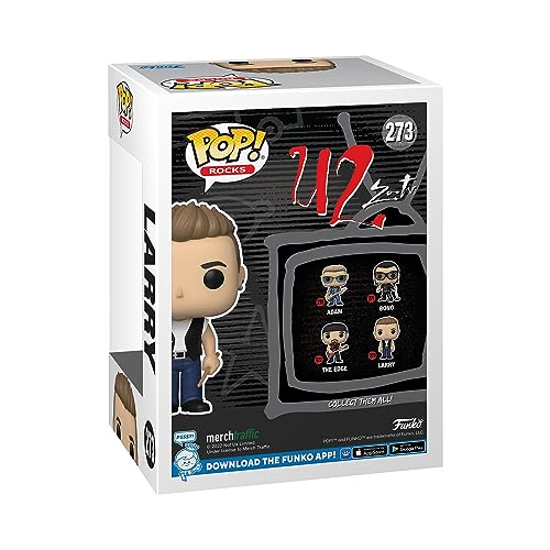 Funko Pop! Rocks: U2 – ZooTV – Larry Mullen Jr. – Figurine en Vinyle à Collectionner – Idée de Cadeau – Produits Officiels – Jouets pour Les Enfants et Adultes – Music Fans - Les Beatles, Paul McCartney, John Lennon, RIngo Starr, George Harrison Funko Pop! Rocks: U2 - ZooTV - Larry Mullen Jr. - Figurine en Vinyle à Collectionner - Idée de Cadeau - Produits Officiels - Jouets pour Les Enfants et Adultes - Music Fans – Image 4