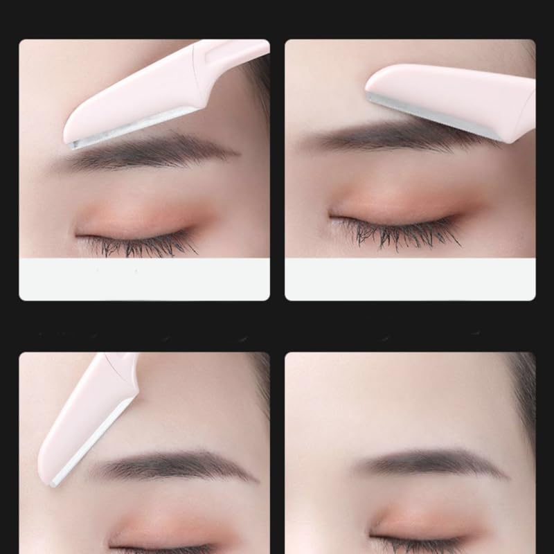 Miniatura 5 de Maquinilla de afeitar plegable (3 x 1 unidad), maquinilla de afeitar exfoliante multifuncional, rasuradora para la cara de las mujeres, maquinilla