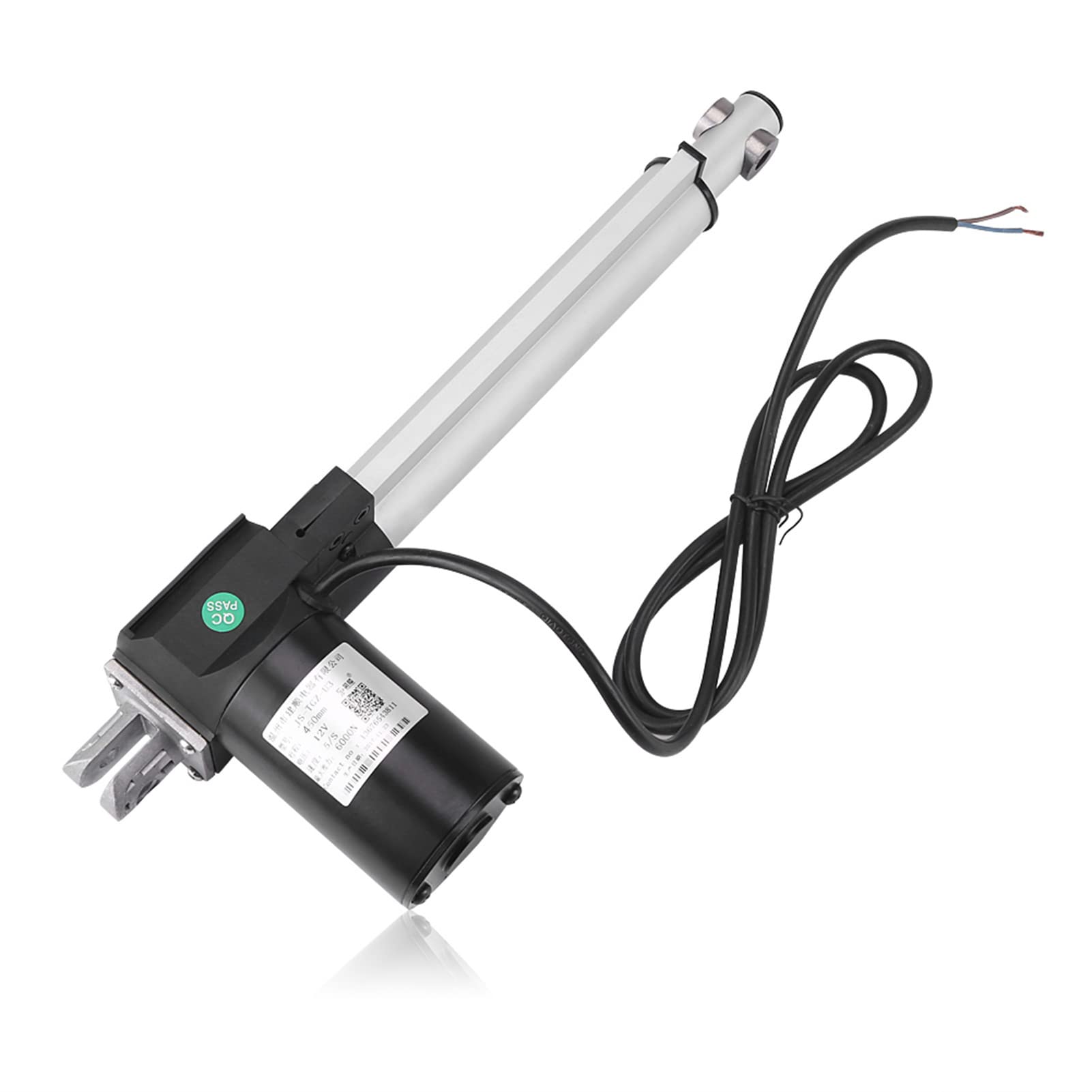 Moteur Electrique 12v, Actionneur linéaire de Course d'ascenseur 6000N DC 18V, Eco Worthy Actionneur Lineaire pour Voiture Bateau Médicale