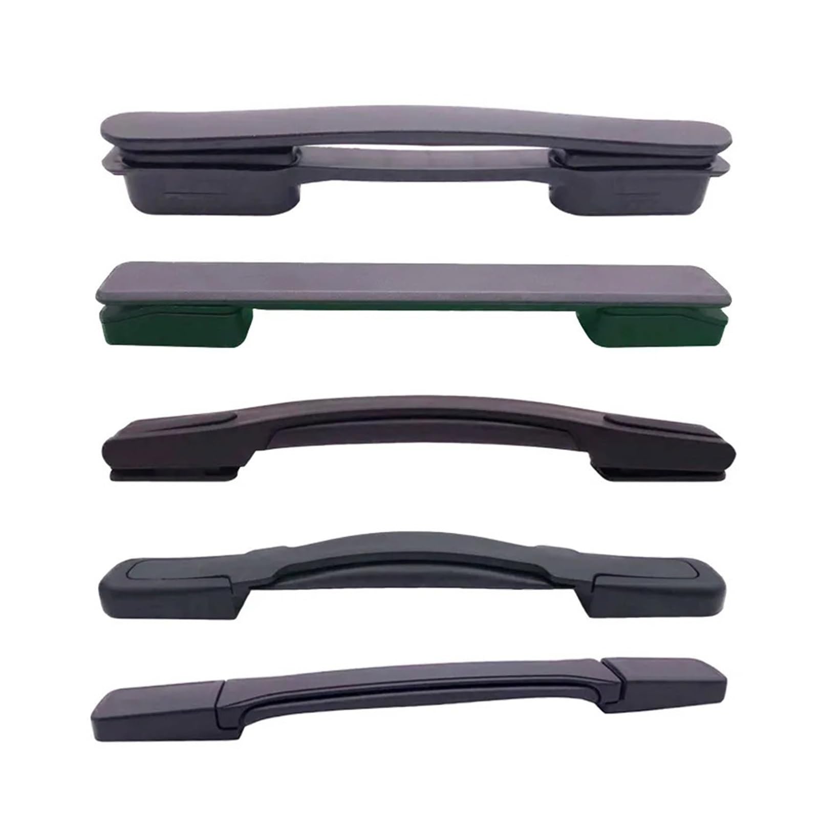 Lujauey One Color Luggage Handle 2Pcs Suitcase Handle Luggage Bag Universal Grip Trolley Travel Black Replacement For Repairing(M1018)