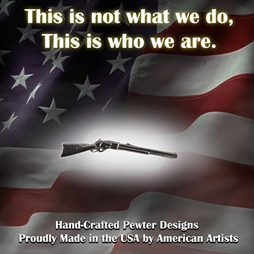 Handcrafted Pins for Gun Enthusiasts - Safety Shooters, Shotguns, Rifles, Over & Under, Side by Side, Bolt Action, Lever Action, Pump - Pewter, Copper, Gold, Painted - Made in The USA4