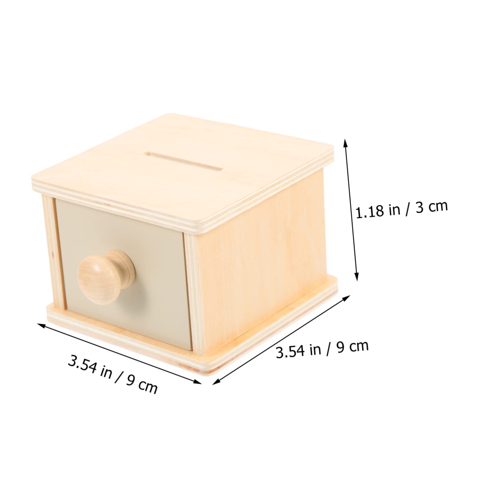 Amazon.co.jp: 箱 コインボックスのおもちゃ モンテッソーリのコインドロップボックス 赤ちゃんのコイン落としおもちゃ  モンテッソーリシェイプソーターボックス モンテッソーリのコインボックス モンテ : おもちゃ