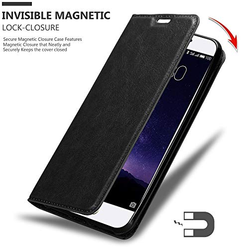 Cadorabo Custodia Libro per MEIZU MX6 in NERO DI