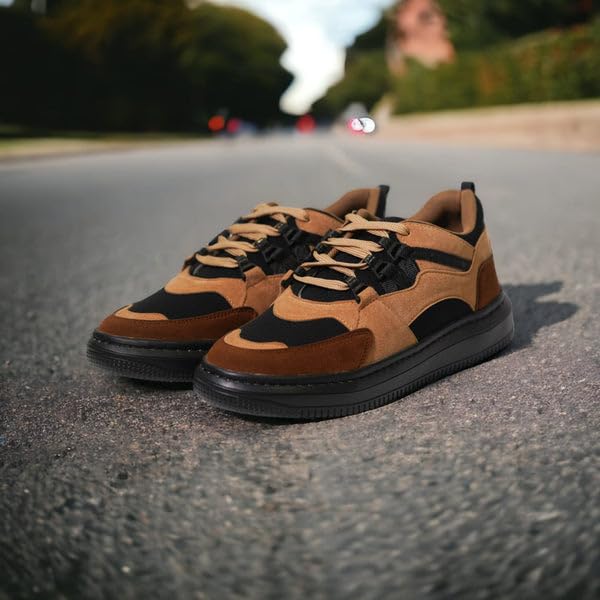 Image of Magnum Laceup Sneakers for Men | Stylish | Lightweight | Comfortable | Handcrafted | Memory Foam Soles for Extra Cushioning