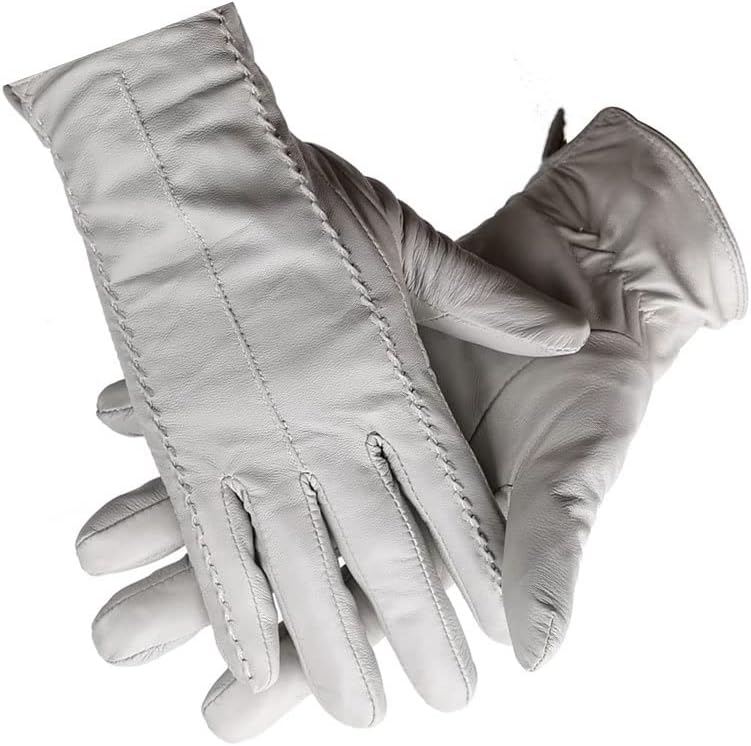 Winter Warm Short Women's Gloves Driving Leather Gloves Comfortable and Soft