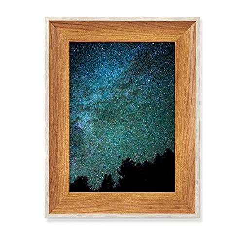 Art Peinture Galaxie Cadre en Bois Premium pour Affichage de Luxe - 2