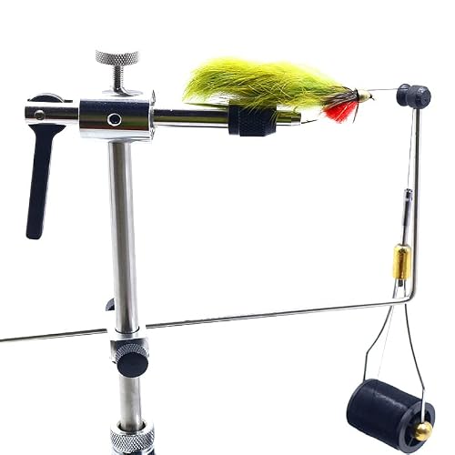 Bolsek Fly Tying Vise 360° Rotary Adjustable Fly Fishing Vise Practical Fly Tying Tool With Steel Reinforced Hook Jaw Durable Handy Fly Fishing Tackle #TOP6