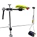 Bolsek Fly Tying Vise 360° Rotary Adjustable Fly Fishing Vise Practical Fly Tying Tool with Steel Reinforced Hook Jaw Durable Handy Fly Fishing Tackle