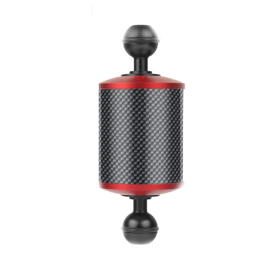 Verbesserter Durchmesser 60 mm Kohlefaser-Schwimmer, Auftrieb, Wasserarm, 12,7 cm, 20,3 cm, Dual-Kugelkopf, 2,5 cm DSL-Kameratablett, Unterwasser-Tauchzubehör (12,7 cm MixA)