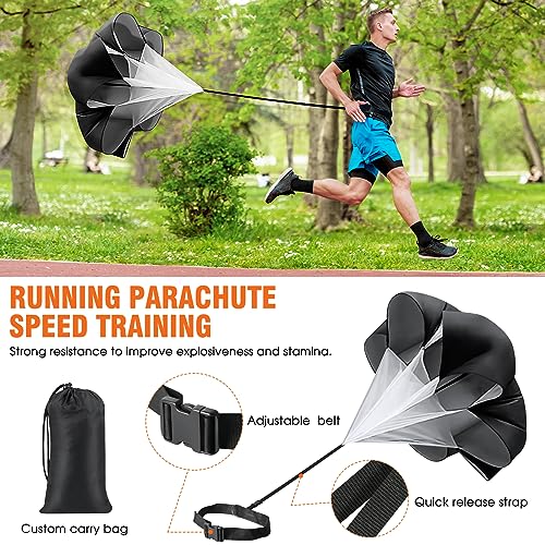 image for X-UMEUS Agility Ladder Speed Training Equipment Set-20ft Agility Ladde