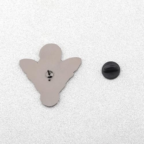 Image of PLITI Silence Lambs Movie Inspired Gift Hannibal Lecter Fan Gift Death Head Moth Brooch For Horror Movie Lover