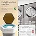 Welsteepse Portable Washing Machine, 16L Upgraded Mini Washer with Spin Basket Laundry Machine for Baby Clothes, Underwear, Socks; Ideal for Travel, Dorms, Camping (gray)