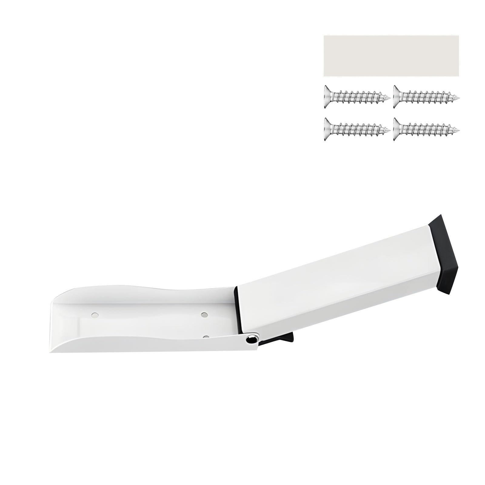 Cazstyk A Flexible No Hole Door Fastener Stainless Steel Perfect For Renters Homeowners Stainless Steel Protective Door Stopper Easy Setup Denial Tools