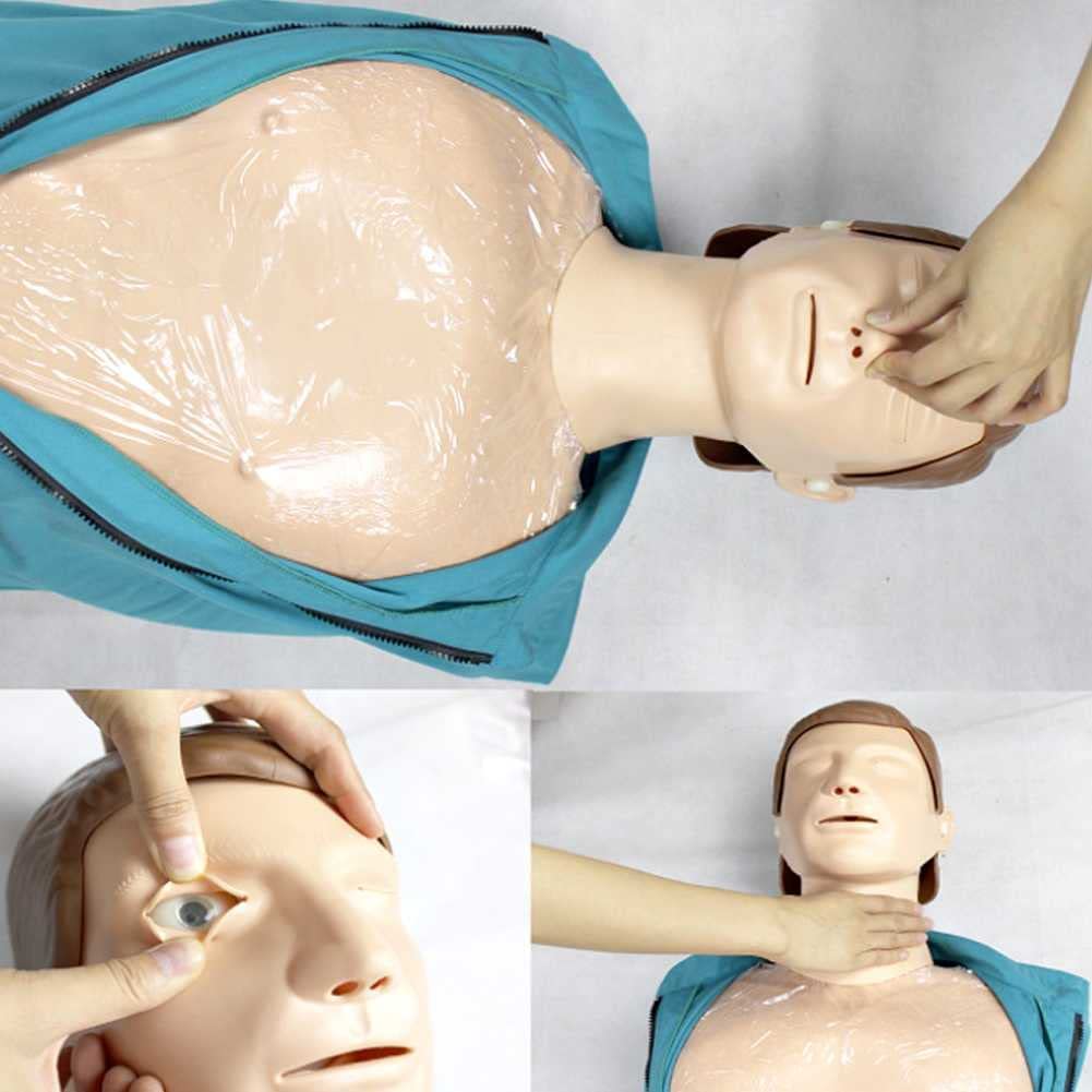Hochwertiger professioneller Erwachsener Ganzkörper CPR Erste -Hilfe -Training Manikin Cardiopulmonary Rescitation Simulator Dummies mit Feedback Monitor for das Unterrichten von Schulungshilfe