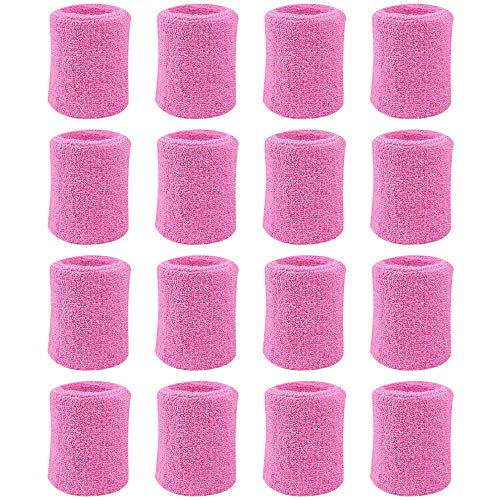 payanwin 8 Pairs Sports Wristbands,Wrist Sweatbands for Men & Women, Stretchy & Sweat Absorbing...