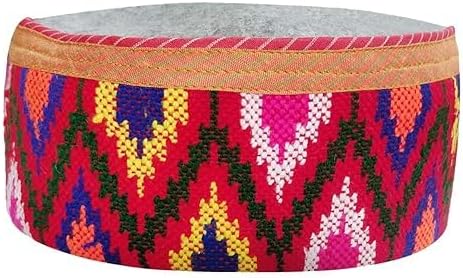 Unisex Woolen Kullu Cap (Pack of 1) (TS0953D_Broad Zig Zag Pattern Small 4_Free Size)