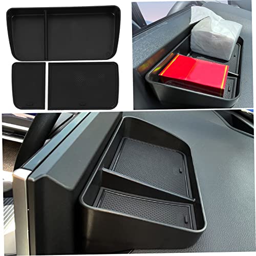 Boîte de rangement adhésive et résistante pour console centrale de voiture - 5
