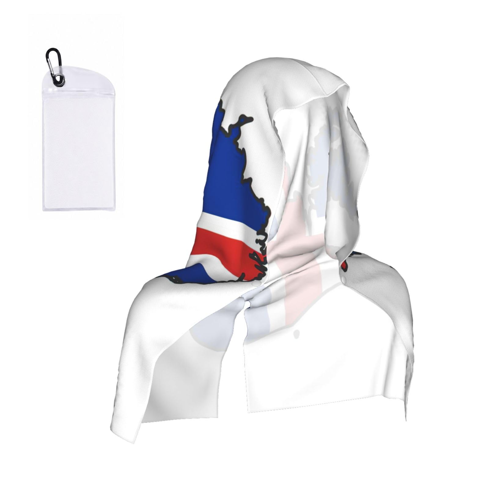 ZYJHYY Iceland Flag Map Print Unisex Swimming Towel Practical Camping Towel Skin-Friendly Cooling Towel For Workout Training