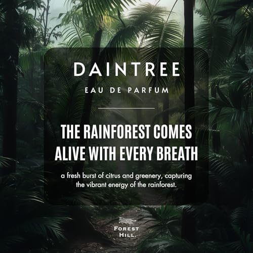 Image of Forest Hill Premium Eau De Parfum, Fresh & Soothing Fragrance Scent, Long Lasting Perfume Spray For Men (Dain Tree 100ml)