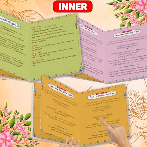 Image of My First Bhagavad Gita Board Book for Kids | Simple illustrated Bhagavad Gita in Hindi, Sanskrit and English for Daily Living - Ages 3+ Years